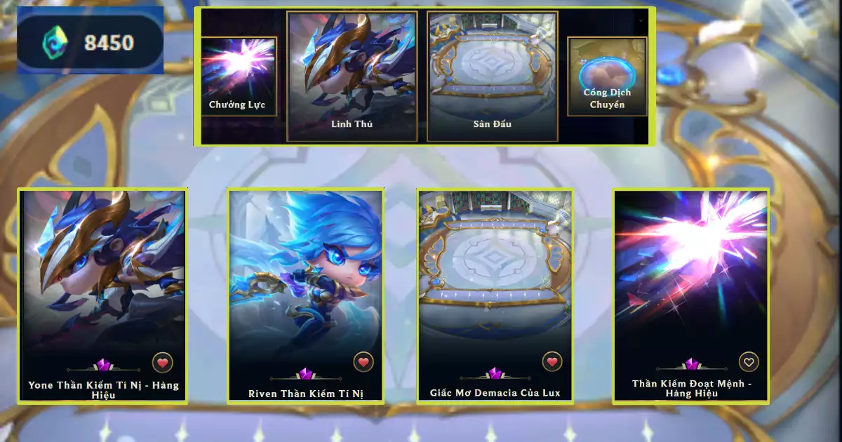 FULL COMBO YONE HÀNG HIỆU + RIVEN